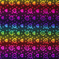 Holographic Rainbow :- Rainbow Hearts - Mini Roll