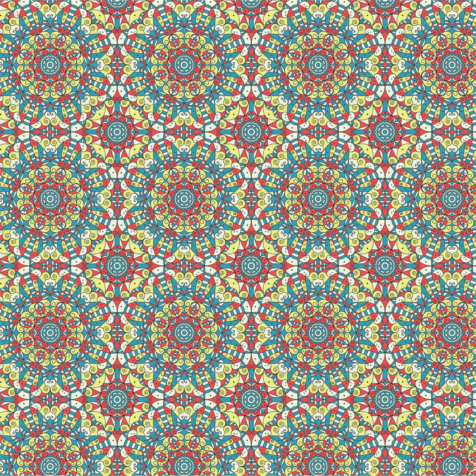 Self Adhesive Pattern Vinyl - Kaleidoscope 5 – G.A.B Vinyls