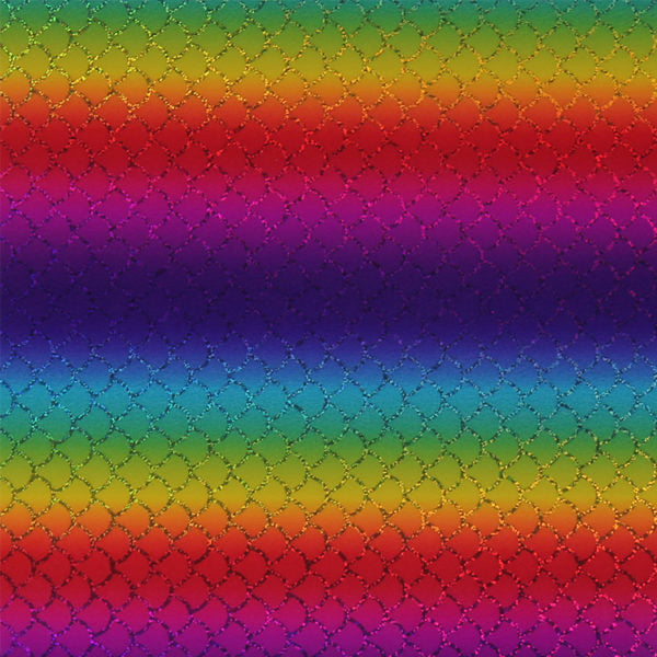 Holographic Rainbow :- Rainbow Mermaid - Mini Roll