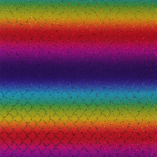 Holographic Rainbow :- Rainbow Mermaid - A4 sheet