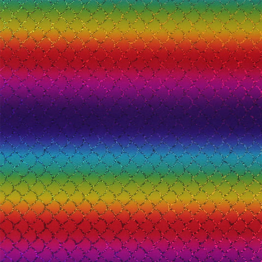 Holographic Rainbow :- Rainbow Mermaid - A4 sheet
