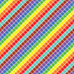 Self Adhesive Pattern Vinyl - Rainbow 7