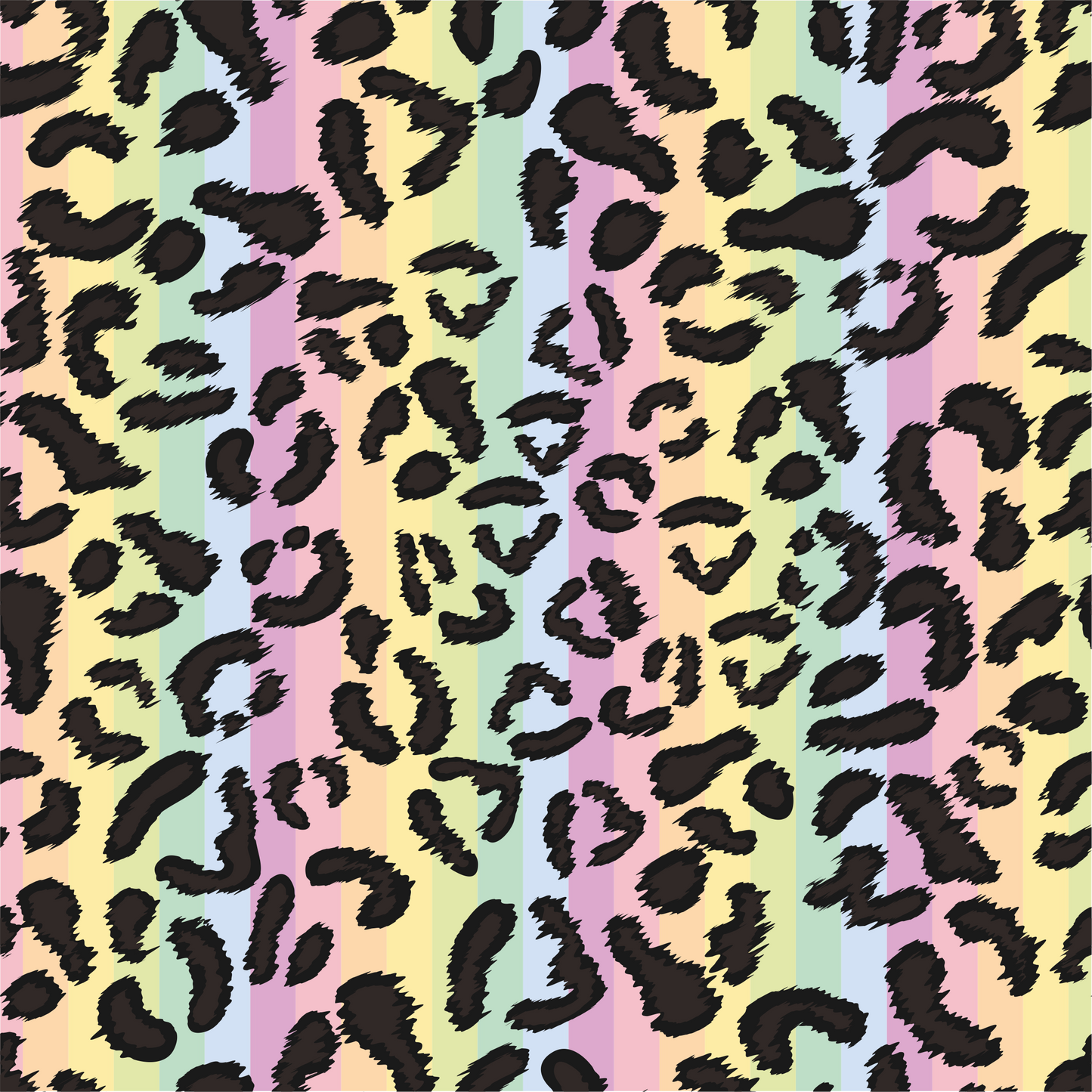 Self Adhesive Pattern Vinyl - Leopard Pastel 1