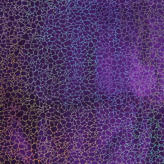 Holographic Cobblestone :- Purple - A4 sheet