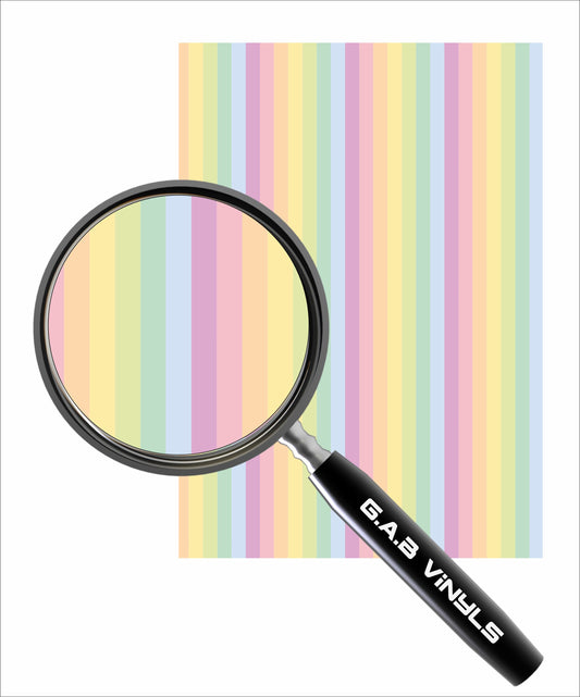 HTV Pattern Vinyl - Rainbow 5