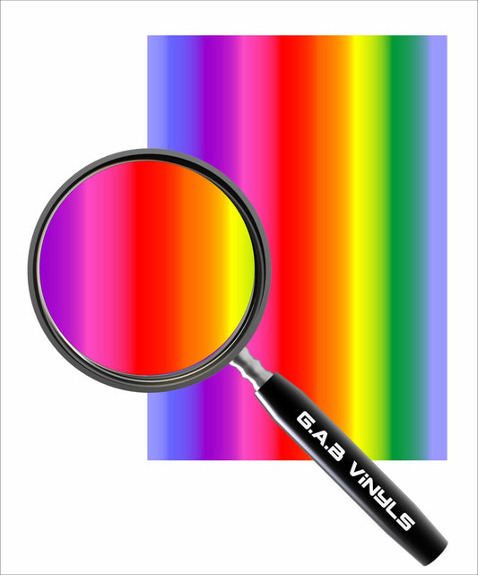 HTV Pattern Vinyl - Rainbow 2