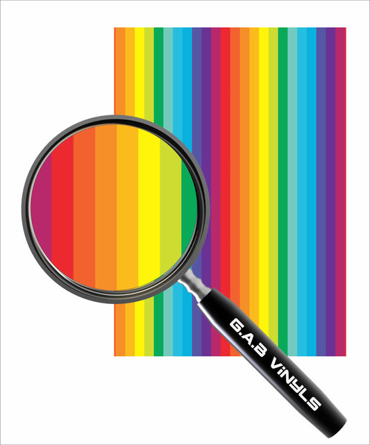 HTV Pattern Vinyl - Rainbow 4