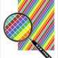 Self Adhesive Pattern Vinyl - Rainbow 7