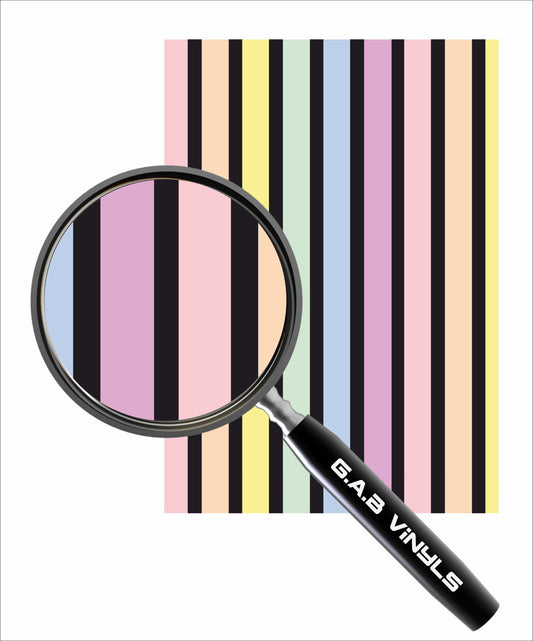 HTV Pattern Vinyl - Rainbow 9