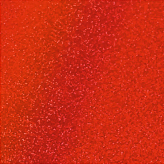 Holographic Sparkle Self Adhesive :- Red - Metre
