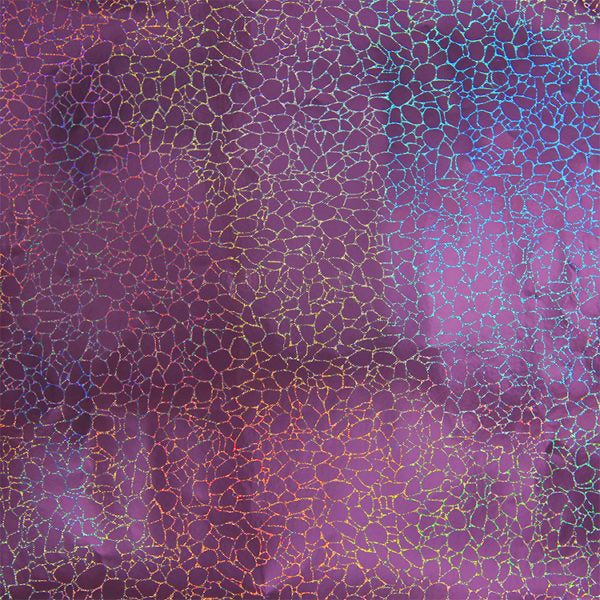 SELF ADHESIVE SPECIAL OFFER - Holographic Cobblestone :- Rose Gold - Mini Roll 30cm x 50cm