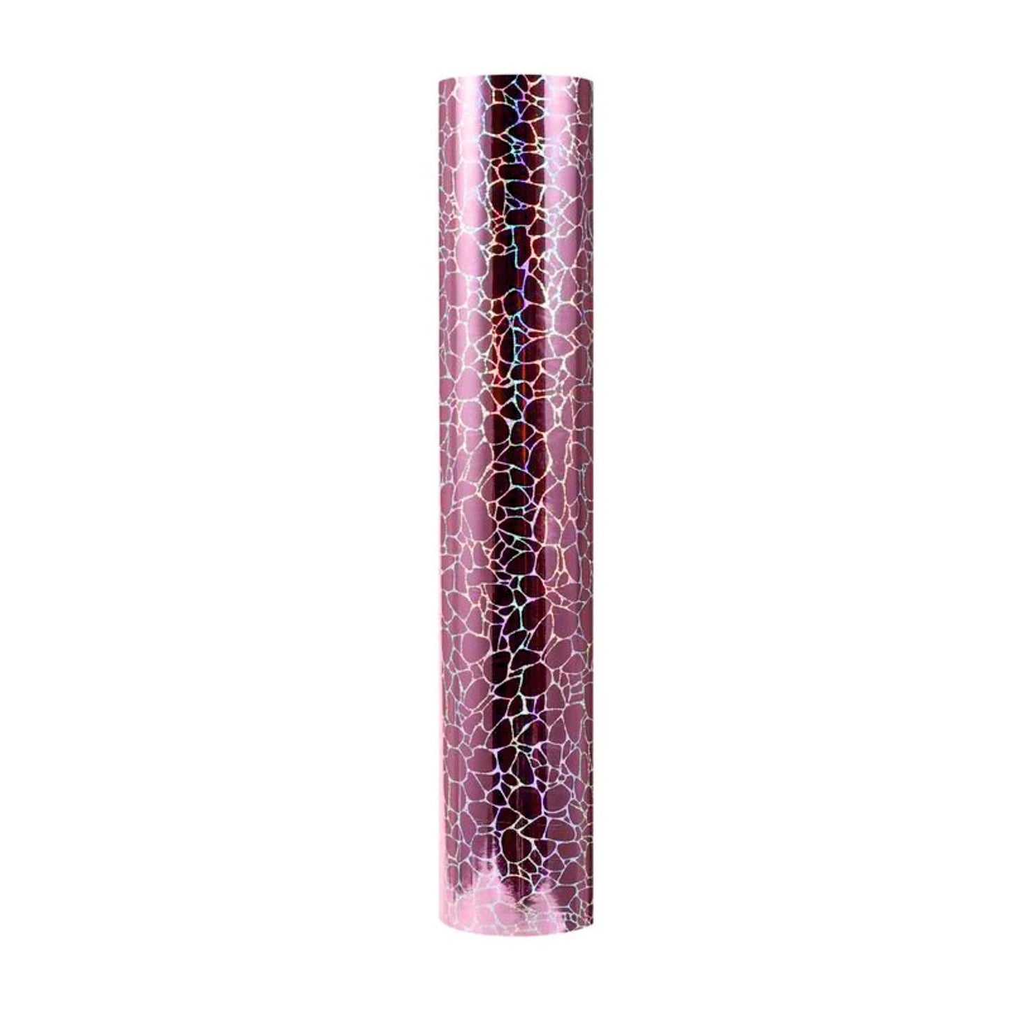 SELF ADHESIVE SPECIAL OFFER - Holographic Cobblestone :- Rose Gold - Mini Roll 30cm x 50cm