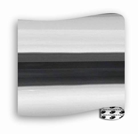 Window / Static Cling :- Mirrored Effect Silver - Metre