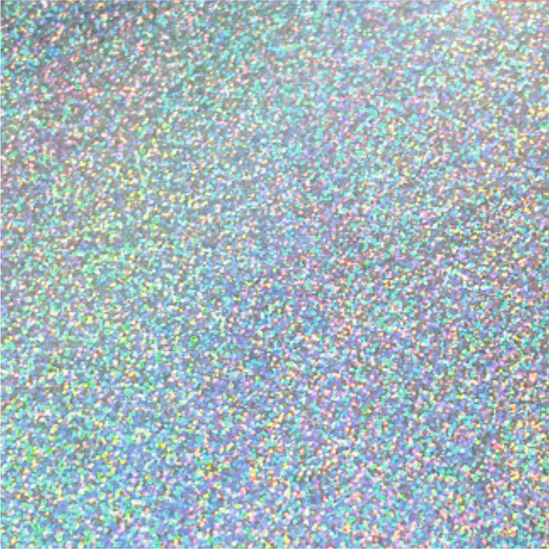 Holographic Sparkle Self Adhesive :- Silver - Metre