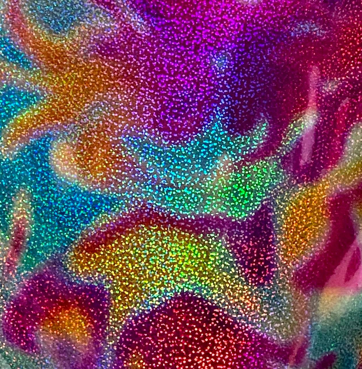 Holographic Rainbow :- Rainbow Spray Paint - Mini Roll