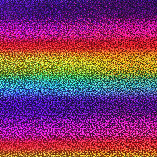 Holographic Rainbow :- Rainbow Stripes - A4 sheet