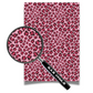 Self Adhesive Pattern Vinyl - Leopard Pink