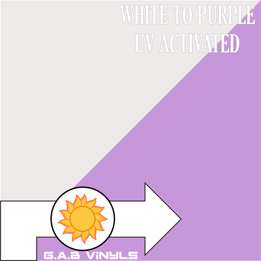 UV Activated :-White to Purple - Metre