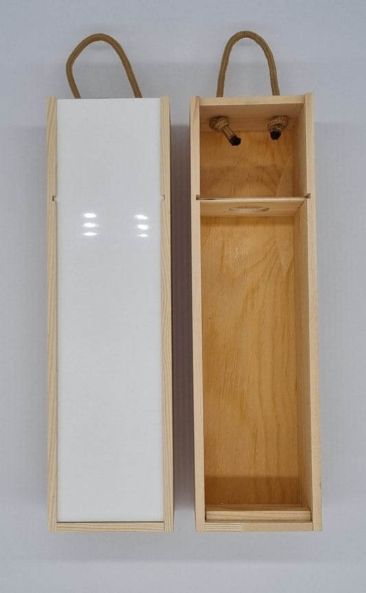 Wooden Wine Box - Natural Finish - Sublimation