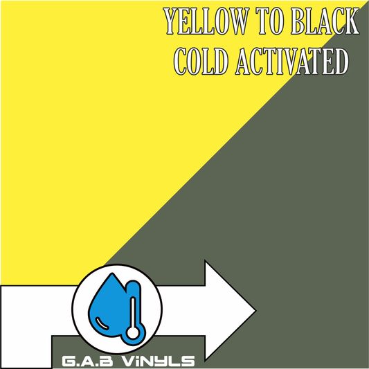 Cold Activated :- Yellow to Black - A4 sheet