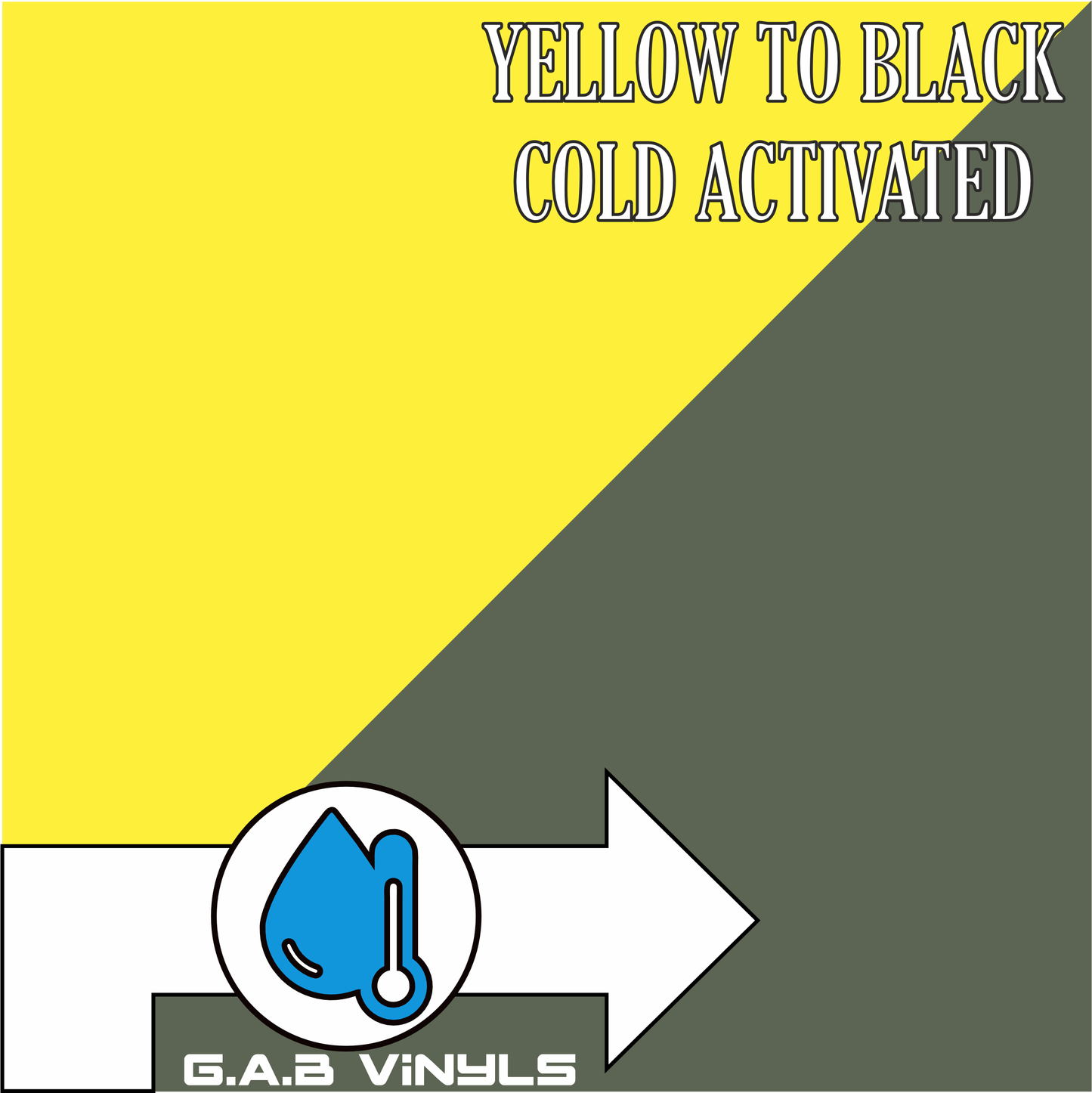 Cold Activated :- Yellow to Black - Metre