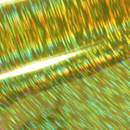 Holographic Rain :- Gold - Mini Roll