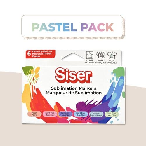 Sublimation Markers - Pastel Pack
