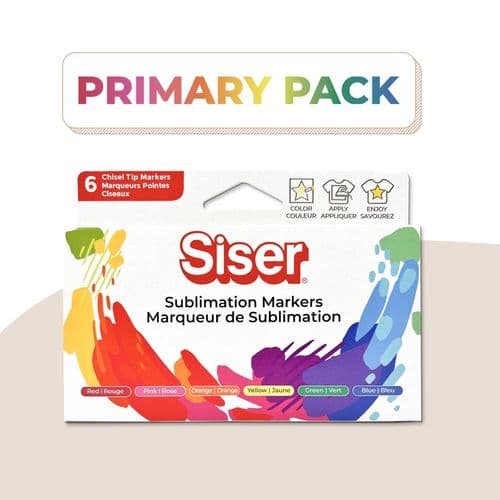 Sublimation Markers - Primary Pack