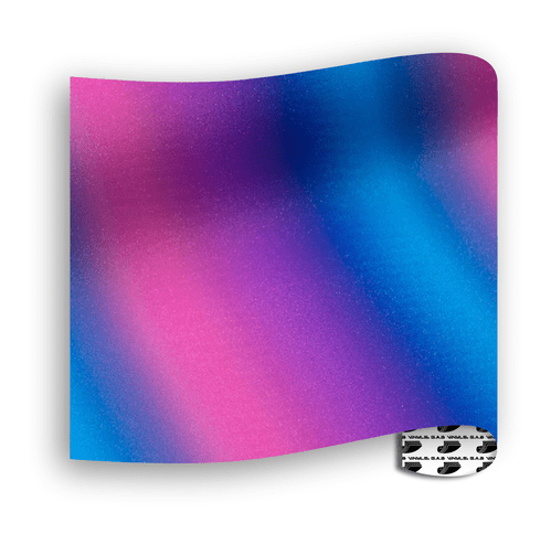 Glitter Patterns (Textured) - Rainbow Stripe Pink Blue - Mini Roll