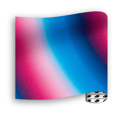 Glitter Patterns (Textured) - Rainbow Stripe Red Blue - Metre