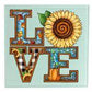 Square Glass Coaster 10cm