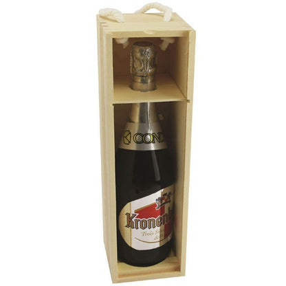 Wooden Wine Box - Natural Finish - Sublimation